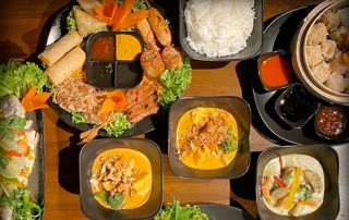 assortiment de plats thaïlandais