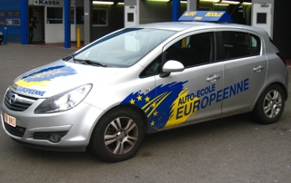voiture auto ecole europeenne