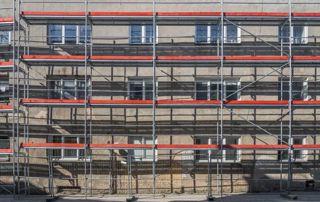 échafaudage pour travaux de façade
