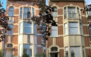 sablage de façade avant-après