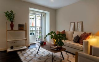 salon contemporain tons beiges