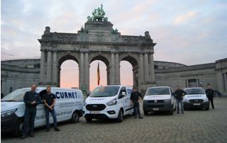 Equipe de Curnet devant le cinquentenaire