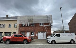 chantier Delta-X Toitures à Uccle