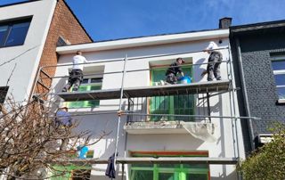 ravalement de façade à Uccle