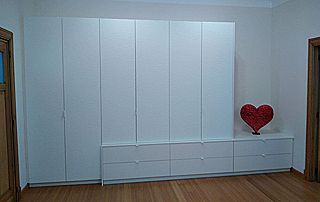Dressing blanc fermé
