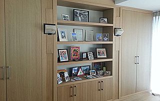 bibliothèque en bois sur mesure