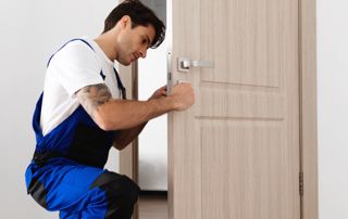 intervention serrurier sur une porte