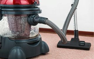 aspirateur à l'arrêt